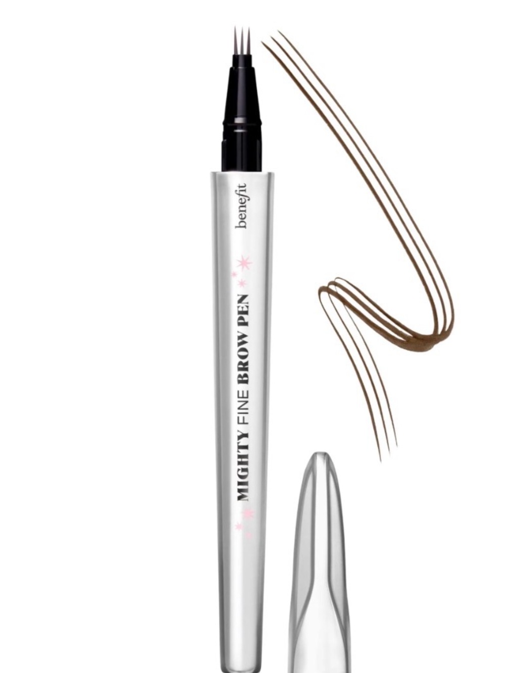 Benefit Mighty Fine Brow Pen - 4.5 Neutral Deep Brown BNIB